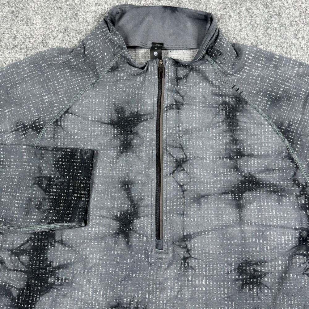 Lululemon Metal Vent Tech 1/2 Zip 2.0 Mens Medium Gray Long Sleeve Pullover